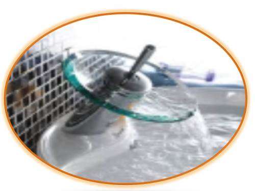 MODERN BATHROOM/KITCHEN WATERFALL TUB VANITY SINK FAUCET TAP