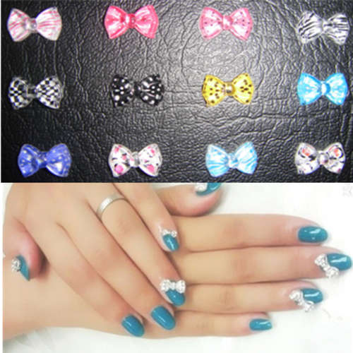 NAIL ACCESSORIES 24 PCS DECORATIVE BOW (STUNNING AND AFFORDABLE)