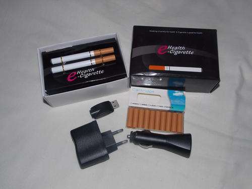 E HEALTH CIGARETTES DOUBLE WITH COMPLETE KIT(220V-USB and CAR)