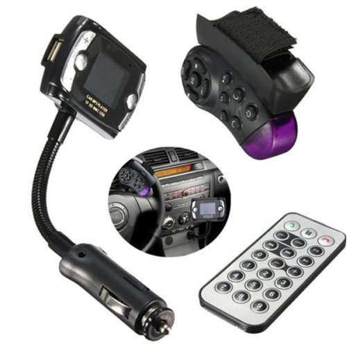 Wireless Bluetooth FM Transmitter mp3 player USB SD LCD Remote Handsfree