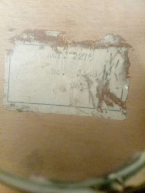 RARE SOLID DESKTOP OAK FOUNTAIN PEN AND INK HOLDER