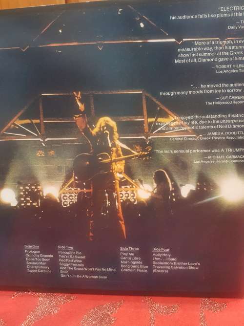 NEIL DIAMOND HOT AUGUST NIGHT 2 LP SET