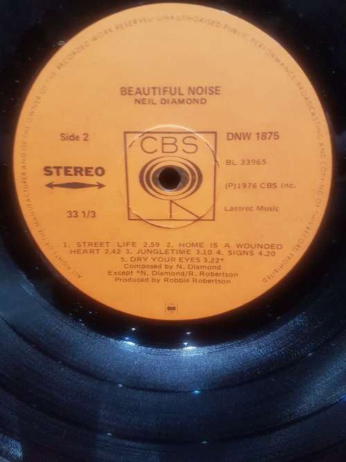 NIEL DIAMOND LP BEAUTIFUL NOISE