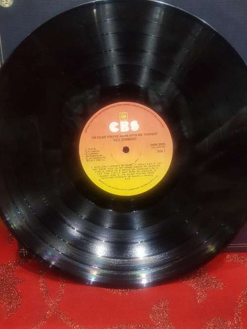 NIEL DIAMOND LP I'M GLAD YOU'RE HERE WITH ME TONIGHT