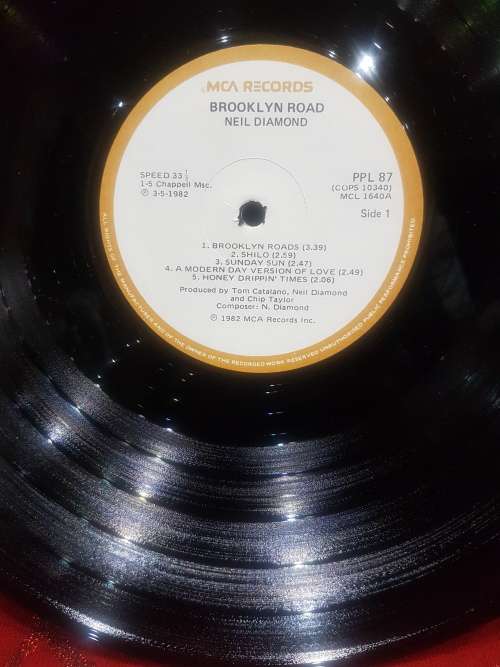 NIEL DIAMOND LP BROOKLYN ROADS