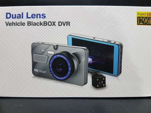 DUAL LENS VEHICLE BLACKBOX DVR 12.0 MEGAPIXEL F1.8