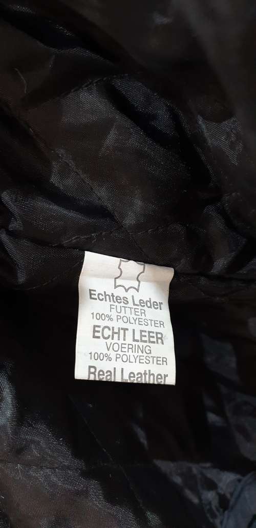 5XL PANTHER PADDED LEATHER BIKERS JACKET (UNUSED)