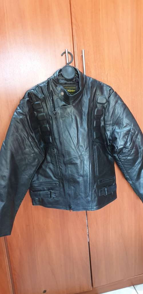 MENS 2XL PANTHER LEATHER  BIKERS JACKET