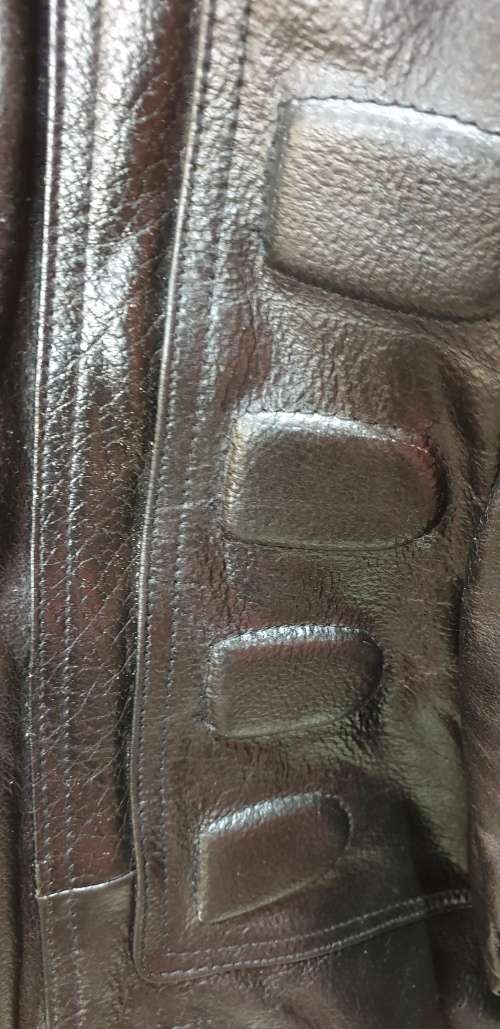 MENS 2XL PANTHER LEATHER  BIKERS JACKET