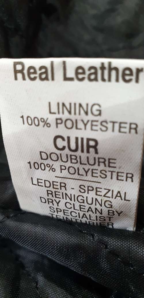 MENS 2XL PANTHER LEATHER  BIKERS JACKET