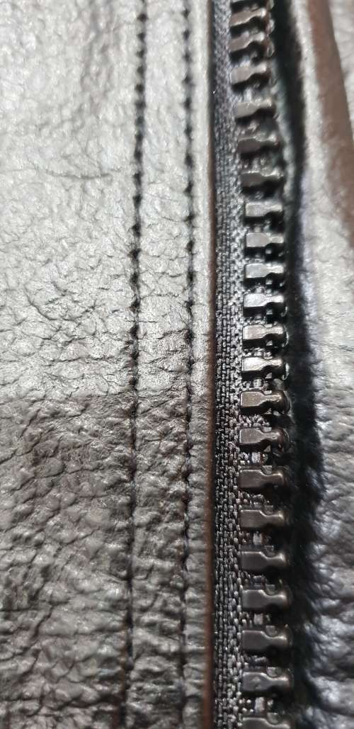 MENS 2XL PANTHER LEATHER  BIKERS JACKET