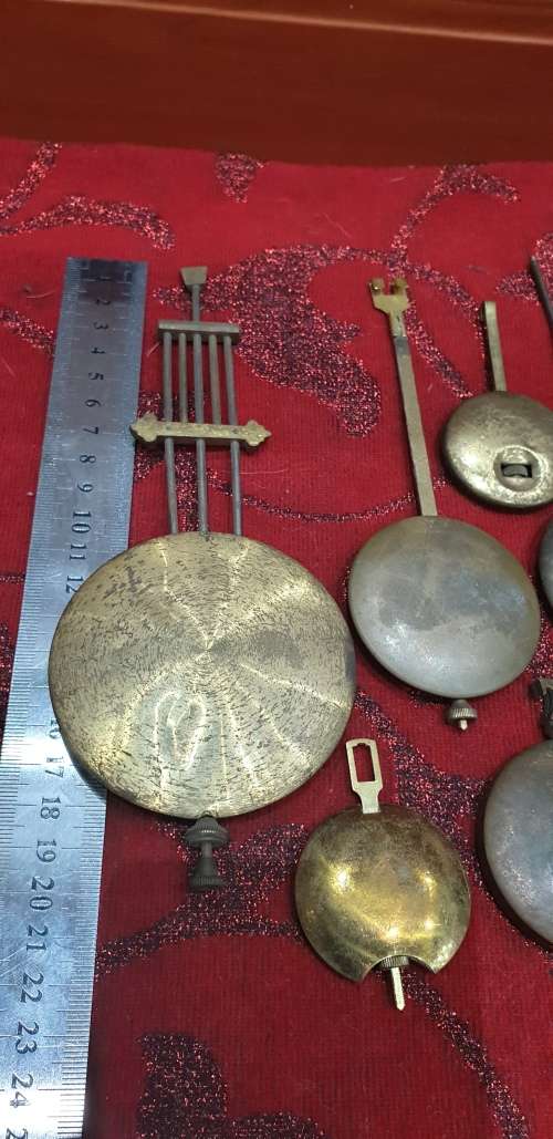JOB LOT VINTAGE CLOCK PENDULUM