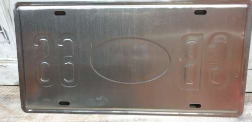 VINTAGE STYLE PRESSED METAL LAND ROVER  NUMBER PLATE SIGN