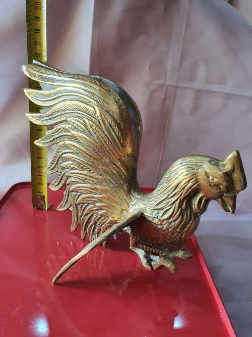 BEAUTIFUL SOLID BRASS ROOSTER