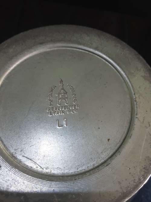 LOVELY REAL PEWTER WATER PITCHER