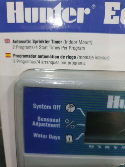 HUNTER ECO LOGIC 4 STATION INDOOR CONTROLLER