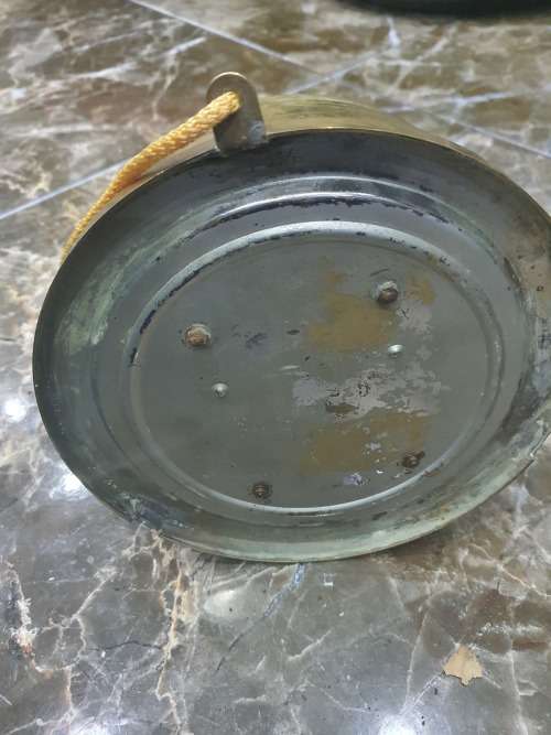 VINTAGE SHIPS CLOCK....SOLID BRASS...WORKING ORDER