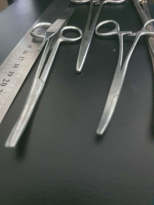 JOB LOT OF MEDICAL SCISSORS AND TWEEZER...ONE BID FOR ALL