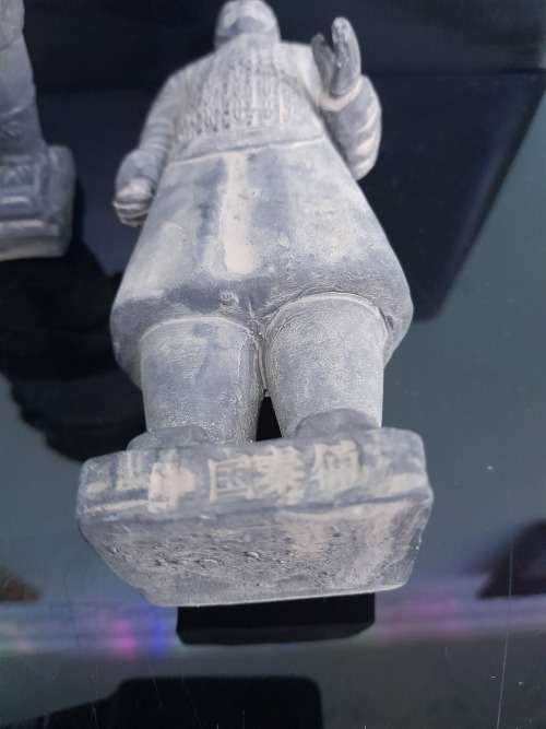 PAIR TERRACOTTA CHINESE WARRIORS