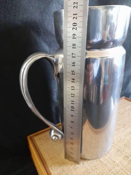 STUNNING CARROLL BOYES STYLE PEWTER JUG