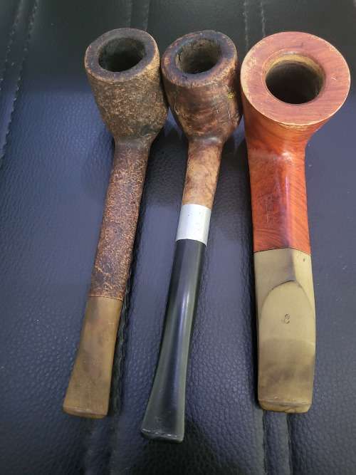 3 ORIGINAL VINTAGE SMOKERS PIPE