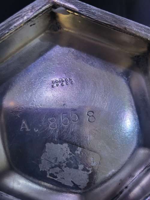 SILVER PLATED COMMEMORATIVE MINING MUG OF WITWATERS RAND (HAS MARKINGS)