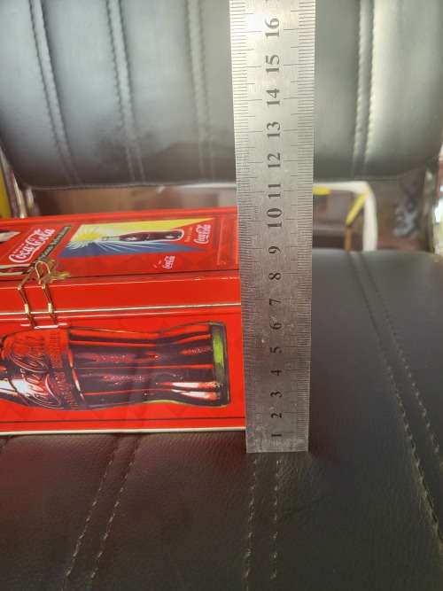 COCA COLA METAL CASE (COMES WITH LOCK AND KEY AS PER PICTURES)