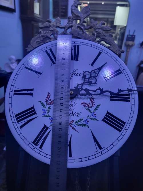 VINTAGE COMTOICE OXFACE A NEDOR CLOCK (DESIGN & CHAINS SOLID BRASS)