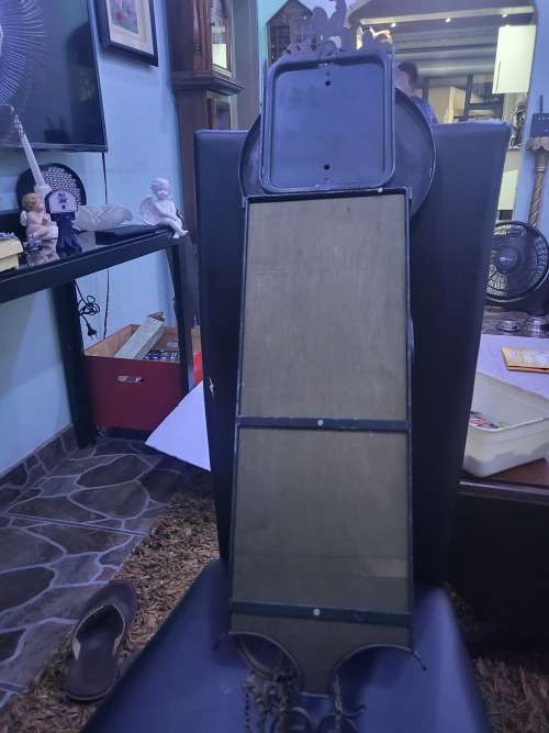 VINTAGE COMTOICE OXFACE A NEDOR CLOCK (DESIGN & CHAINS SOLID BRASS)