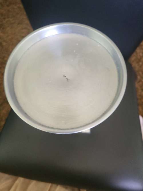 VINTAGE PEWTER ASHTRAY/CANDLE HOLDER