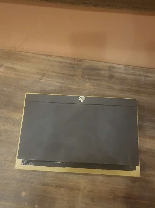 VINTAGE HARLEY DAVIDSON 2004 FLSTFI FAT BOY MAISTO MOTORCYCLE FIGURE IN A FRAME