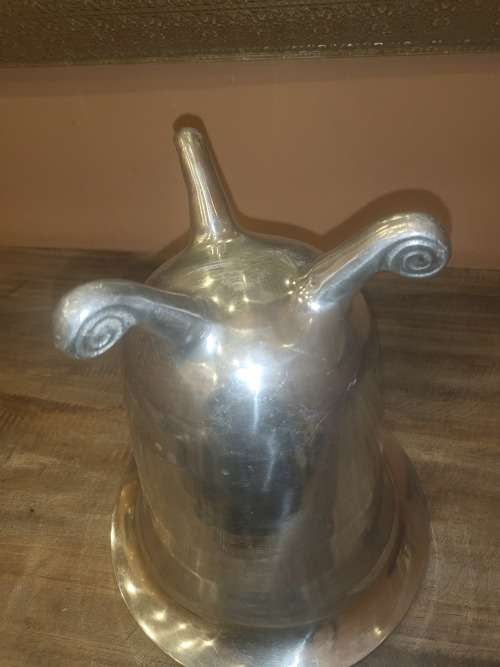 VINTAGE CAROL BOYES STYLE SILVER PLATED CHAMPAIGN BUCKET HOLDER
