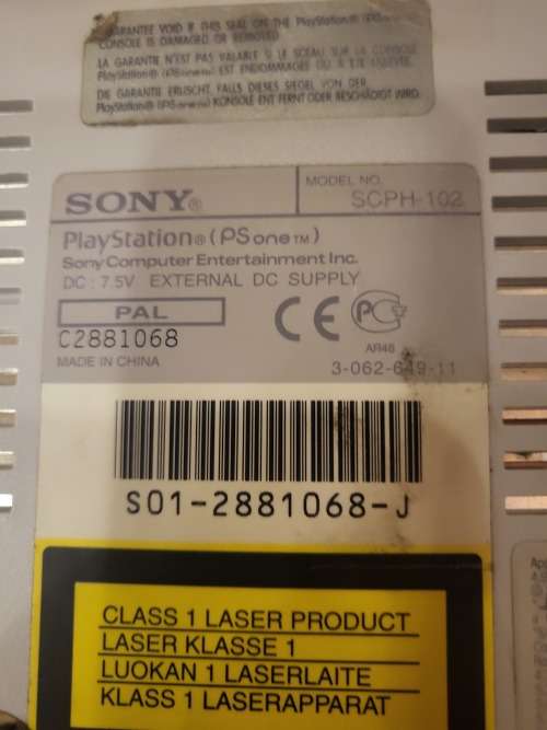 PLAYSTATION 1 WITH POWER SUPPLIES AND 2 X CONTROLLERS (WORKING)