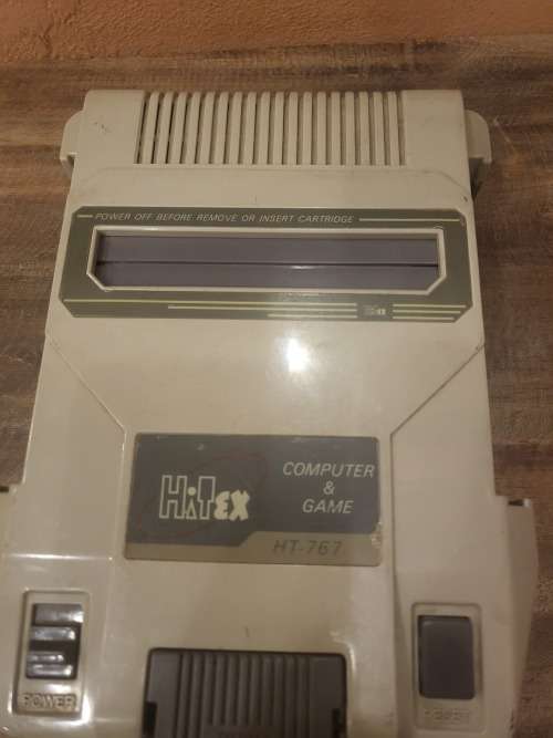 HITEX TV GAME - COMES WITH POWER SUPPLIES, 2XJOYSTICK & 6 GAMES - NOT TESTED - SELLING AS IS