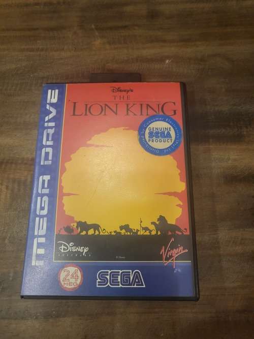 2 X SEGA GAME CATRIDGES - LION KING & OUTRUNNERS