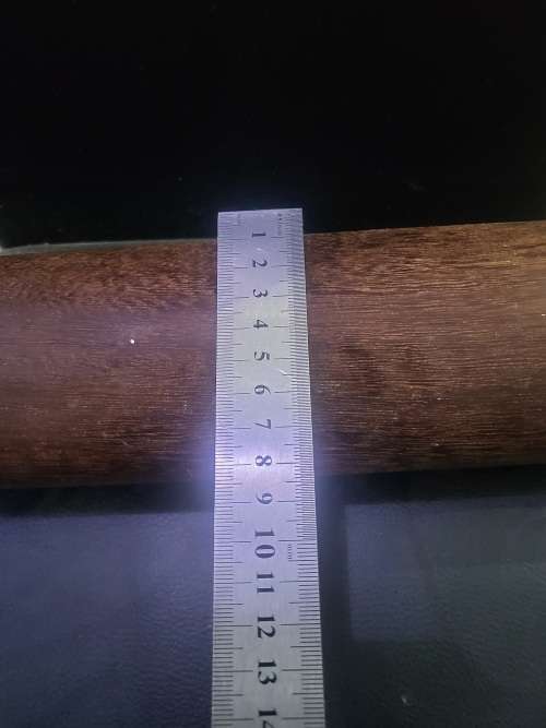 VINTAGE SOLID WOOD PIZZA ROLLING PIN (50CM X 8CM)