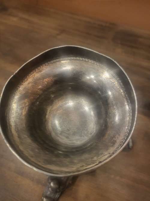 ANTIQUE PEWTER STAND