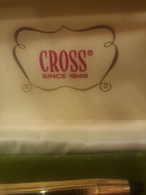 VINTAGE SET CROSS BALLPOINT & MECHANICAL PENCIL 12 KT GOLD FILLED SINCE 1846 - MADE IN IRELAND