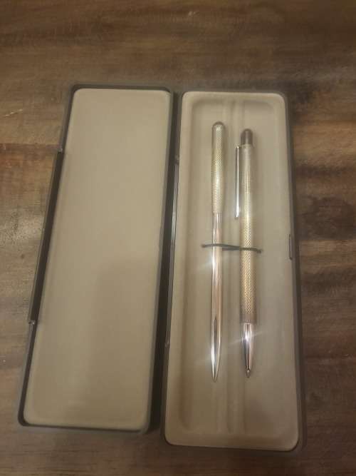 ANTIQUE 925 SILVER BALL PEN & LETTER OPENER (PEN WRITES)