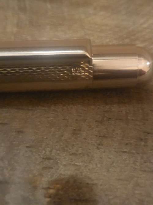 ANTIQUE 925 SILVER BALL PEN & LETTER OPENER (PEN WRITES)