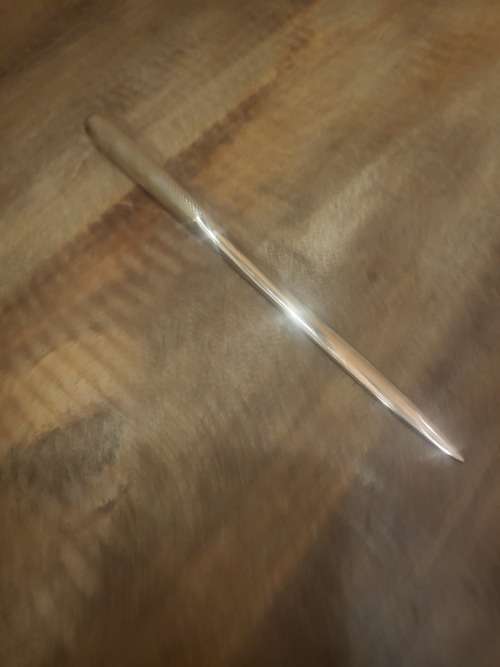 ANTIQUE 925 SILVER BALL PEN & LETTER OPENER (PEN WRITES)