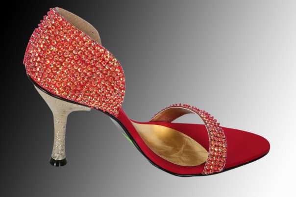 Exclusive swarovski crystal sandal
