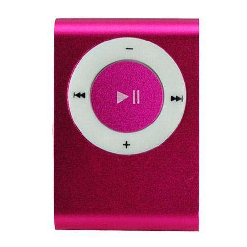MINI CLIP ON MP3 PLAYER - Pink