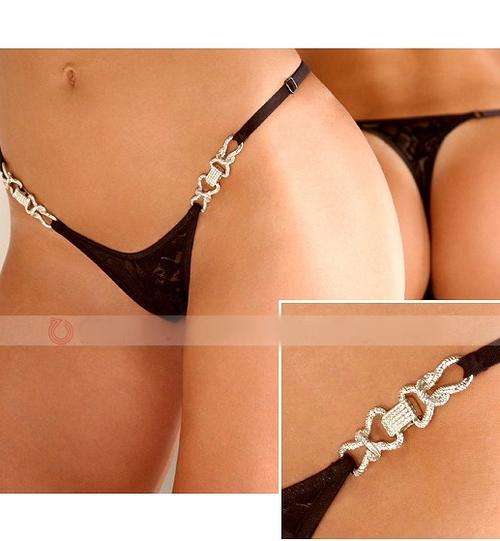 Hot Sexy Charming Gorgeous Lace G-string with adjustable waist straps