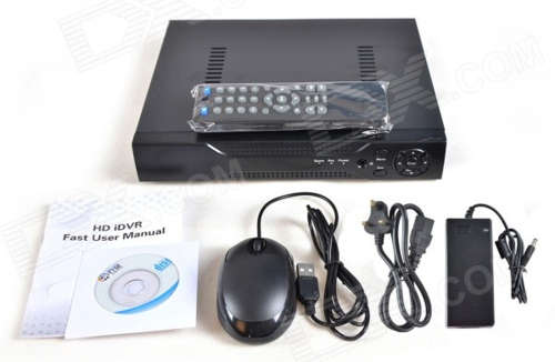 CCTV - 4 Channel HDMI DVR w/ Mobile Phone Remote Monitoring