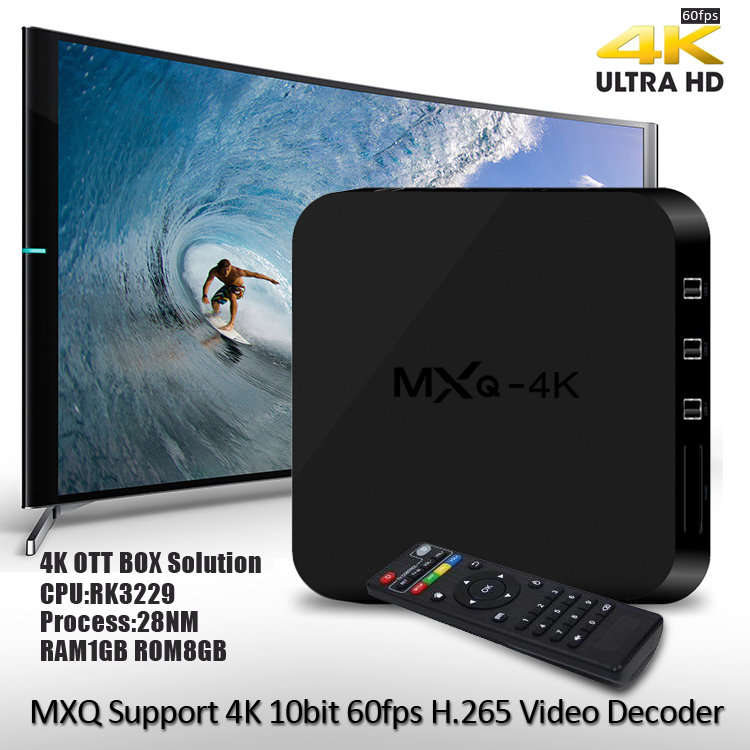 4K MXQ OTT Android 6 TV BOX