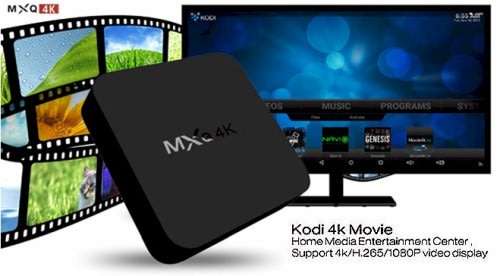 4K MXQ OTT Android TV BOX