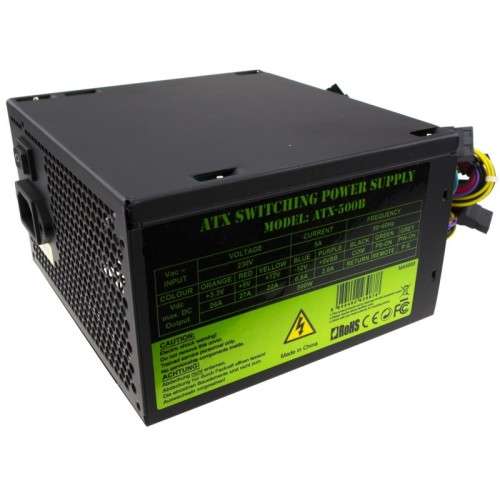 500 Watts PC POWER SUPPLY