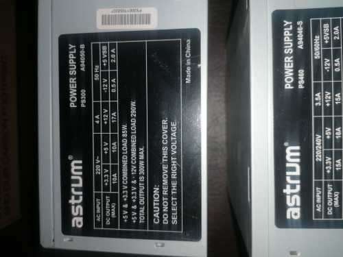 2 x PC Power Supplies