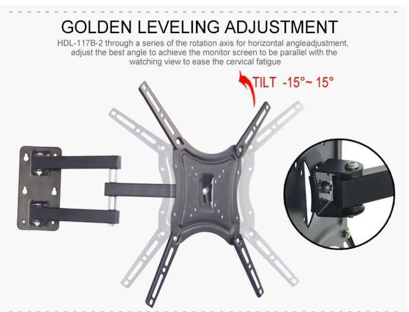14-55inch Full motion Cantilever Mount TV Bracket